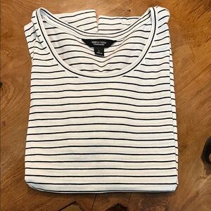 Simply Vera Vera Wang Black and White Striped Tee